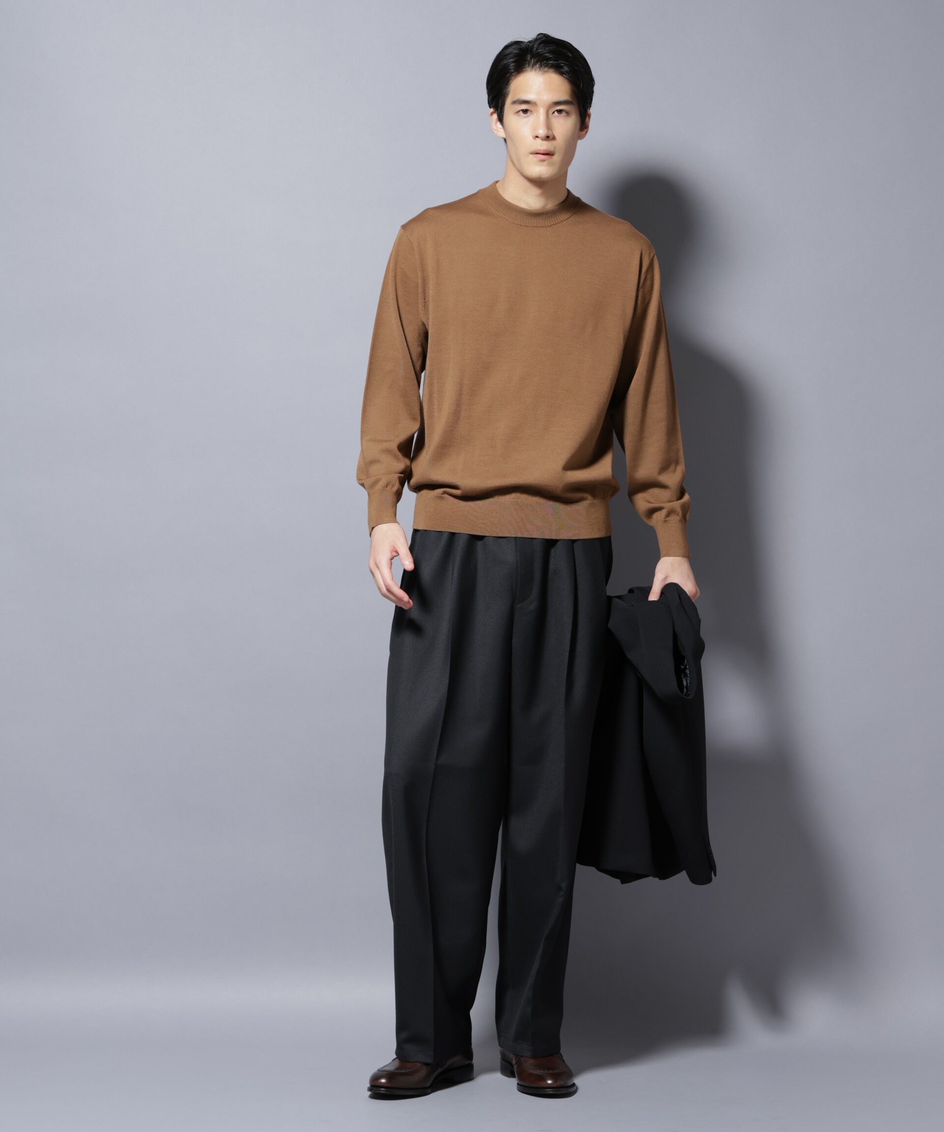 nano･universe「「大人のワイドパンツ」ドライギャバワイドイージースラックス」|チノ|