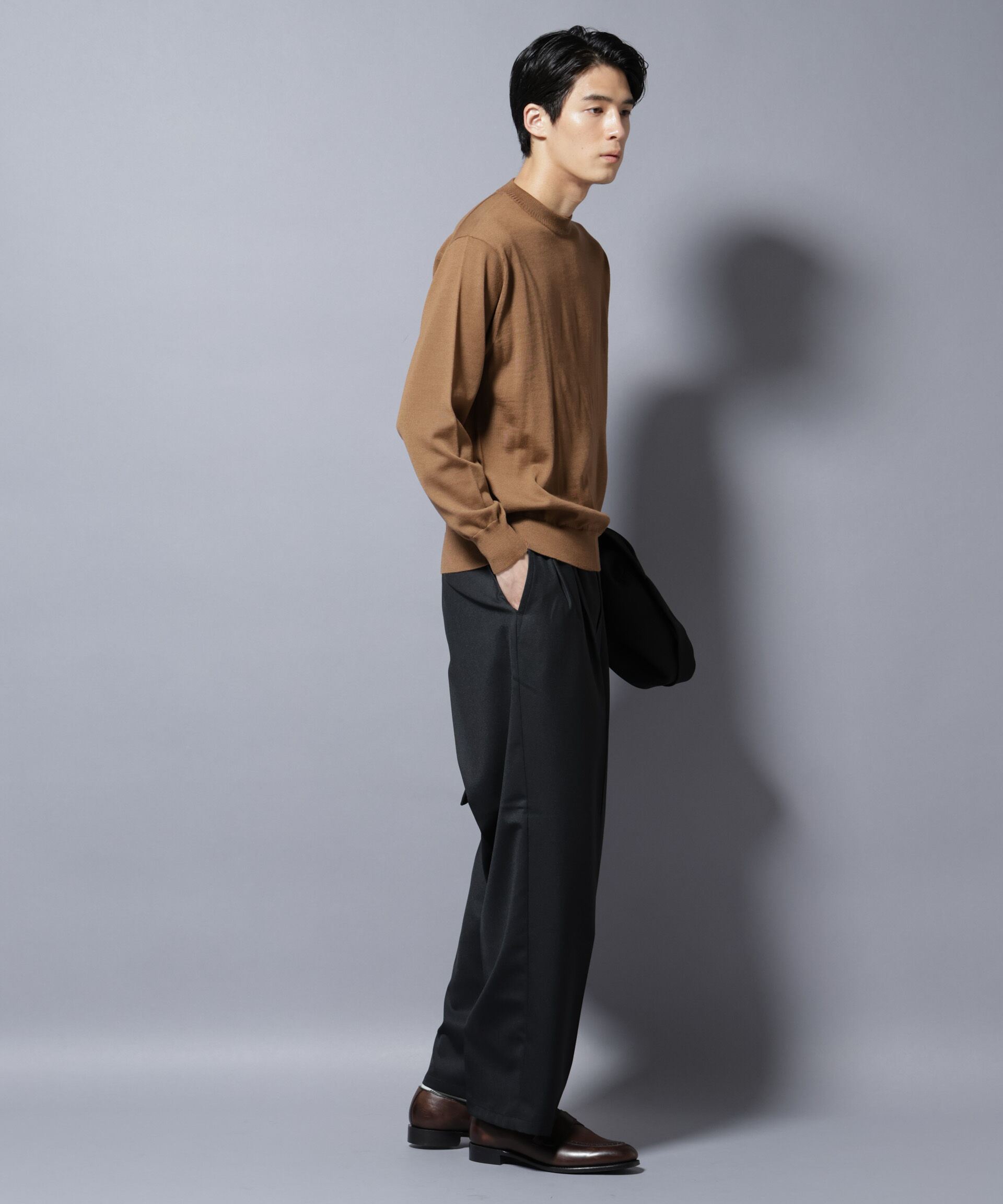 nano･universe「「大人のワイドパンツ」ドライギャバワイドイージースラックス」|チノ|