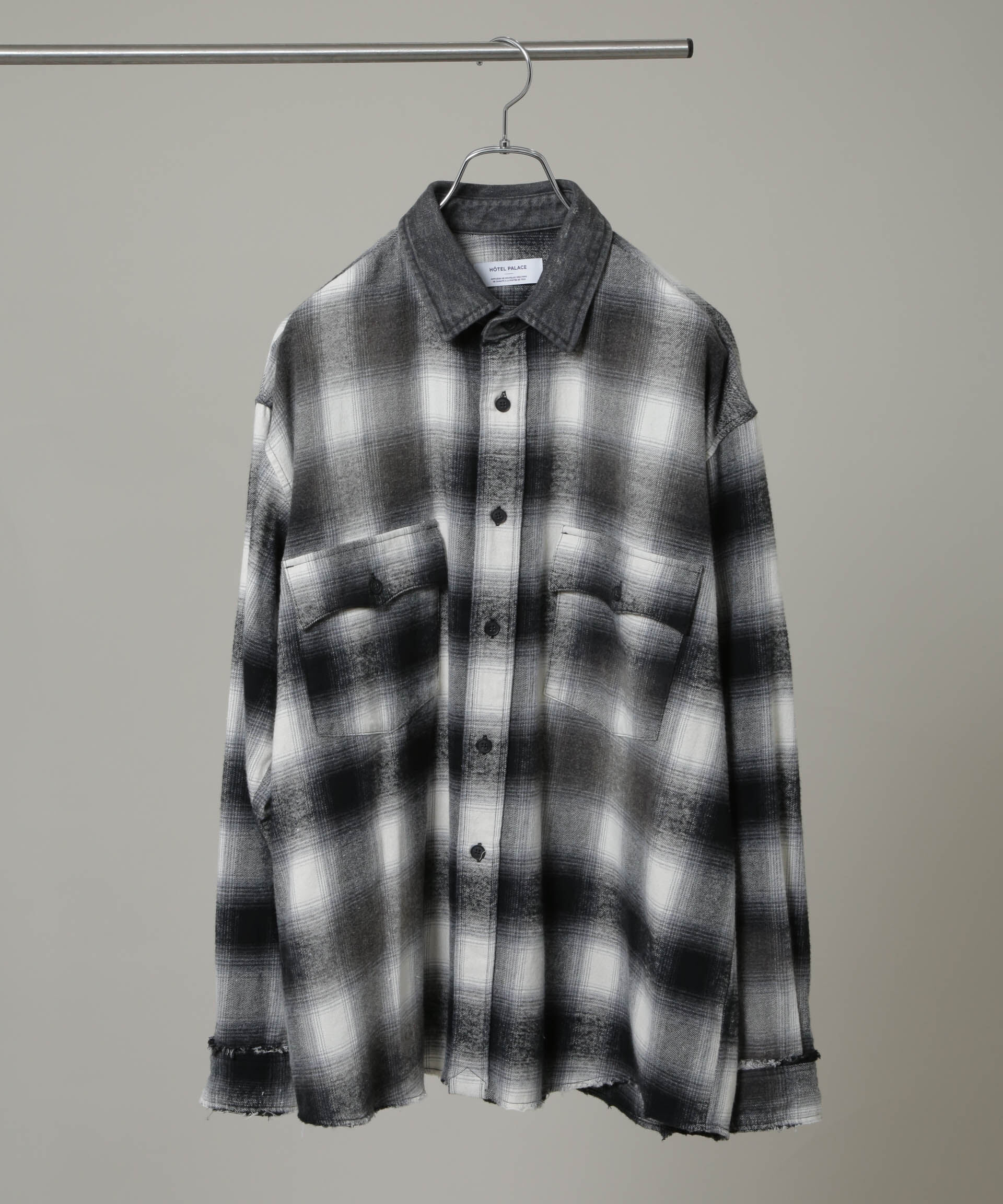 nano･universe「｢HOTEL PALACE｣ ヴィンテージライクオンブレチェックネルシャツ」|シャツ・ブラウス|