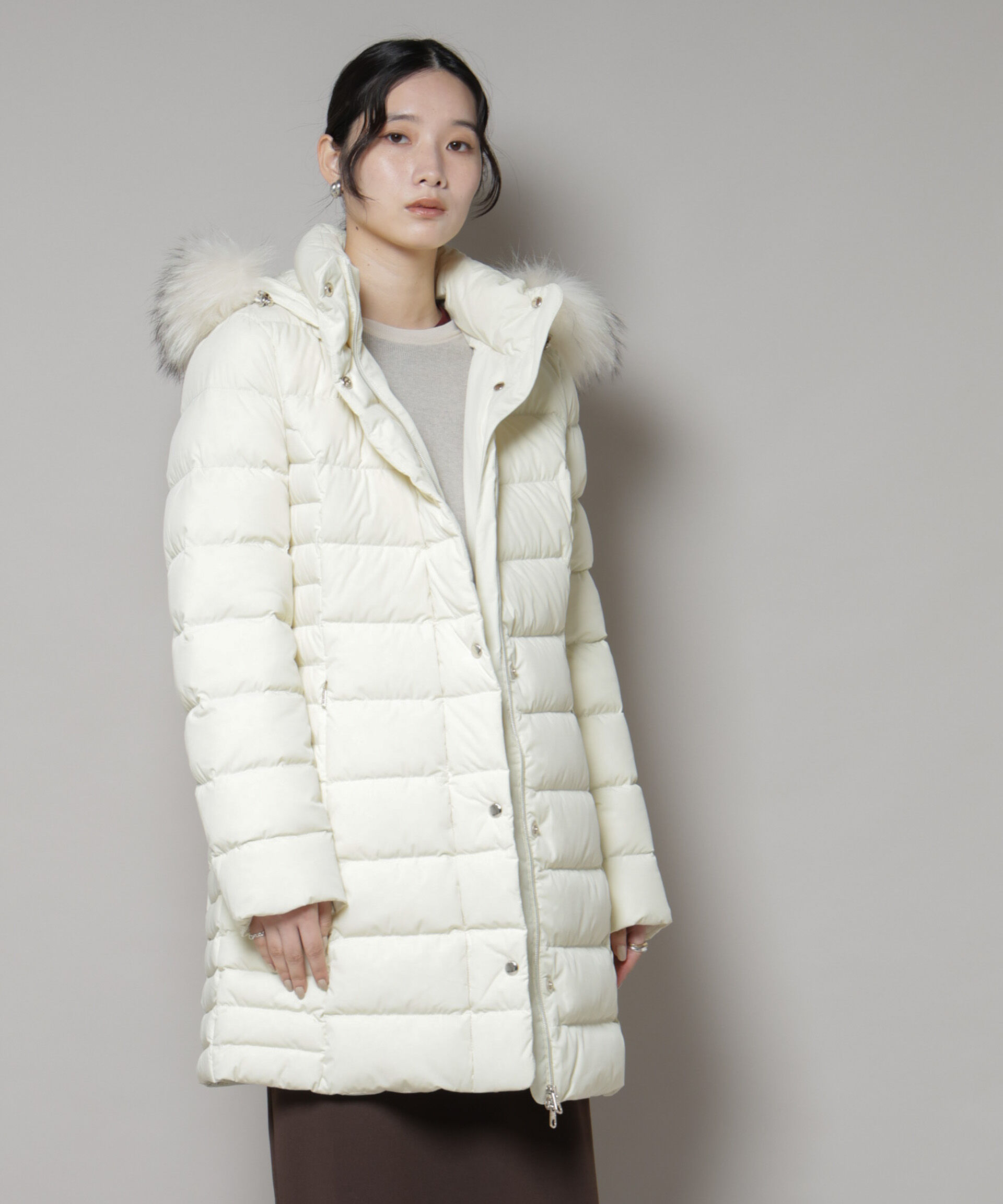 nano･universe「CAPE HORN/QUINA MURMASKY」|ダウン|アイボリー7