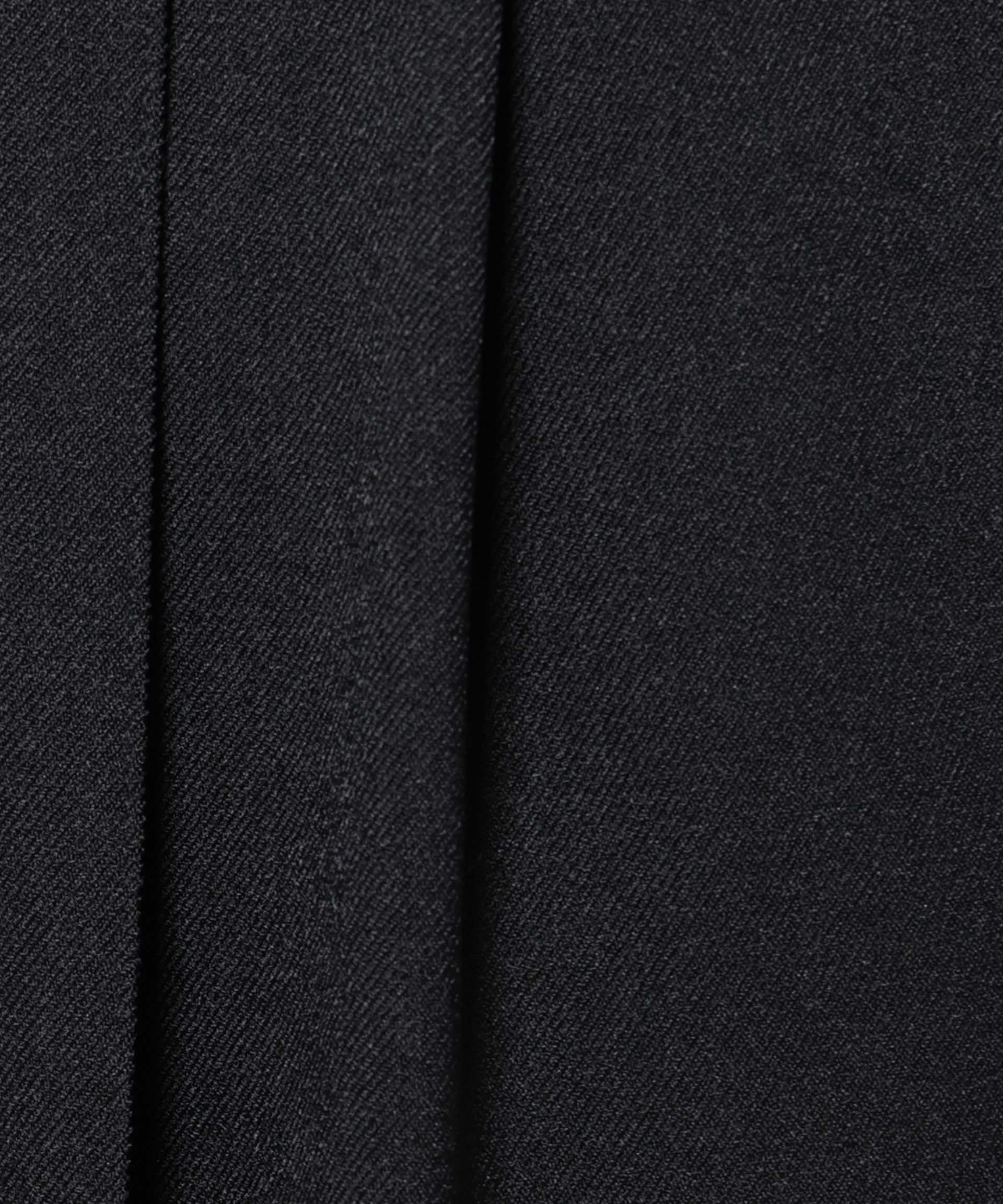 nano･universe「ストレッチサージピンタックイージーワイドパンツ(セットアップ可)」|チノ|