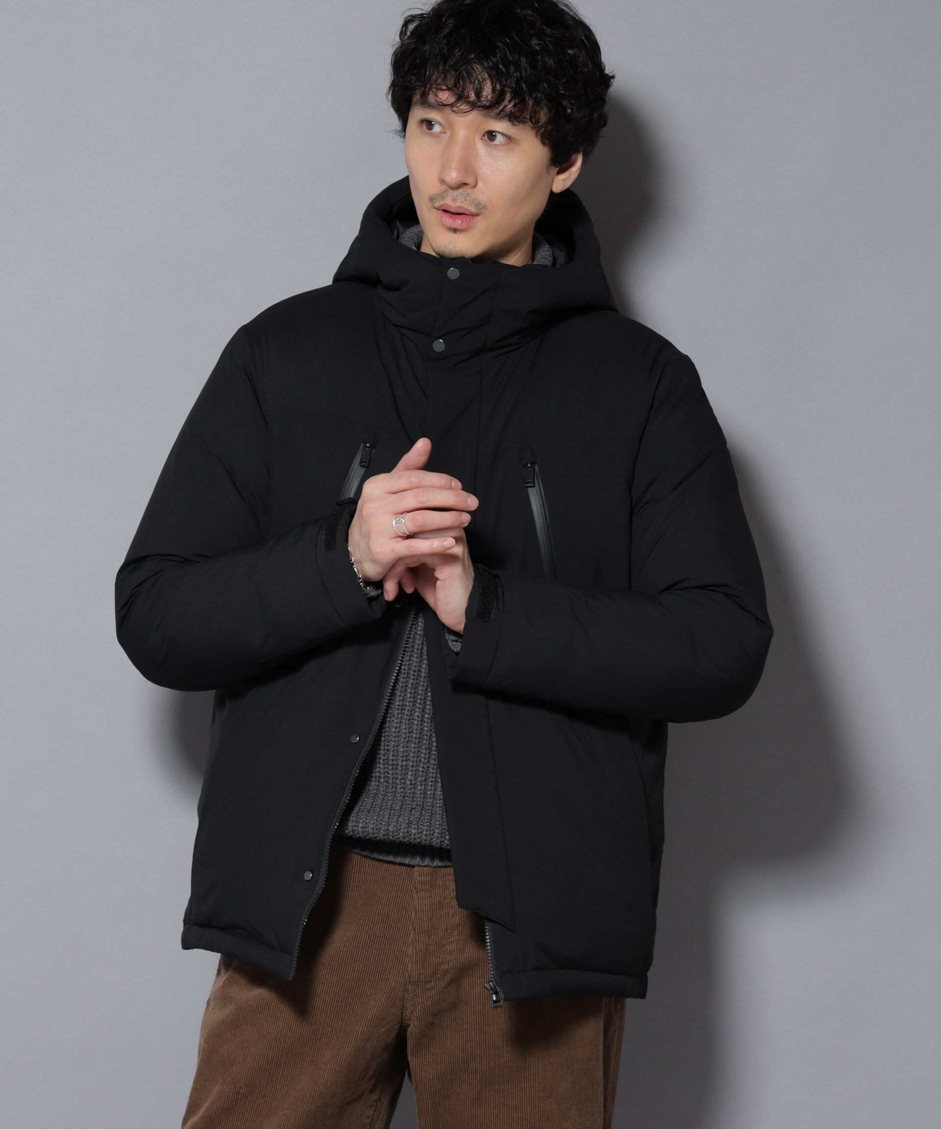 nano･universe「anewdown(R)フルダルマウンテンパーカー撥水ダウン」|ダウン|