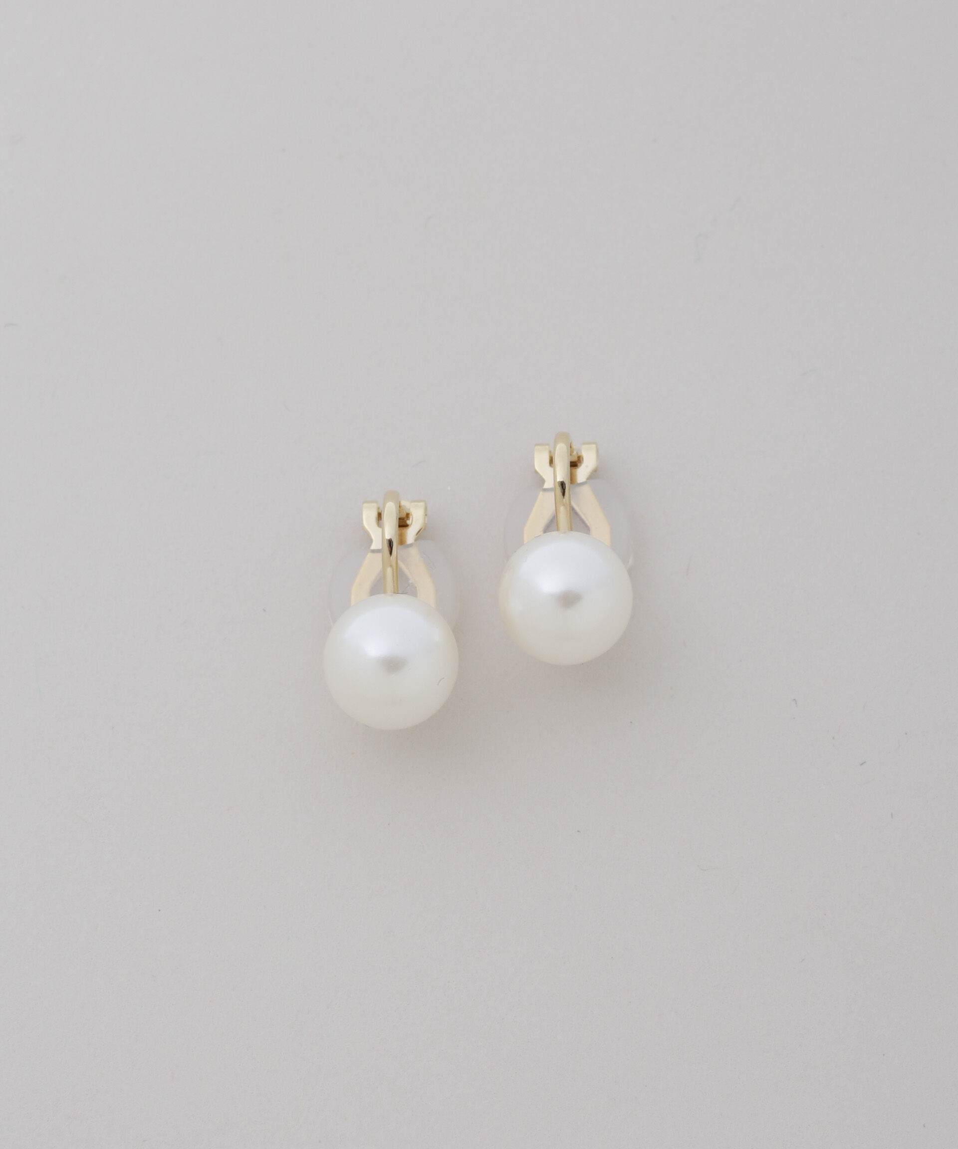 nano･universe「イミテーションパール10mmイヤリング」|ピアス|