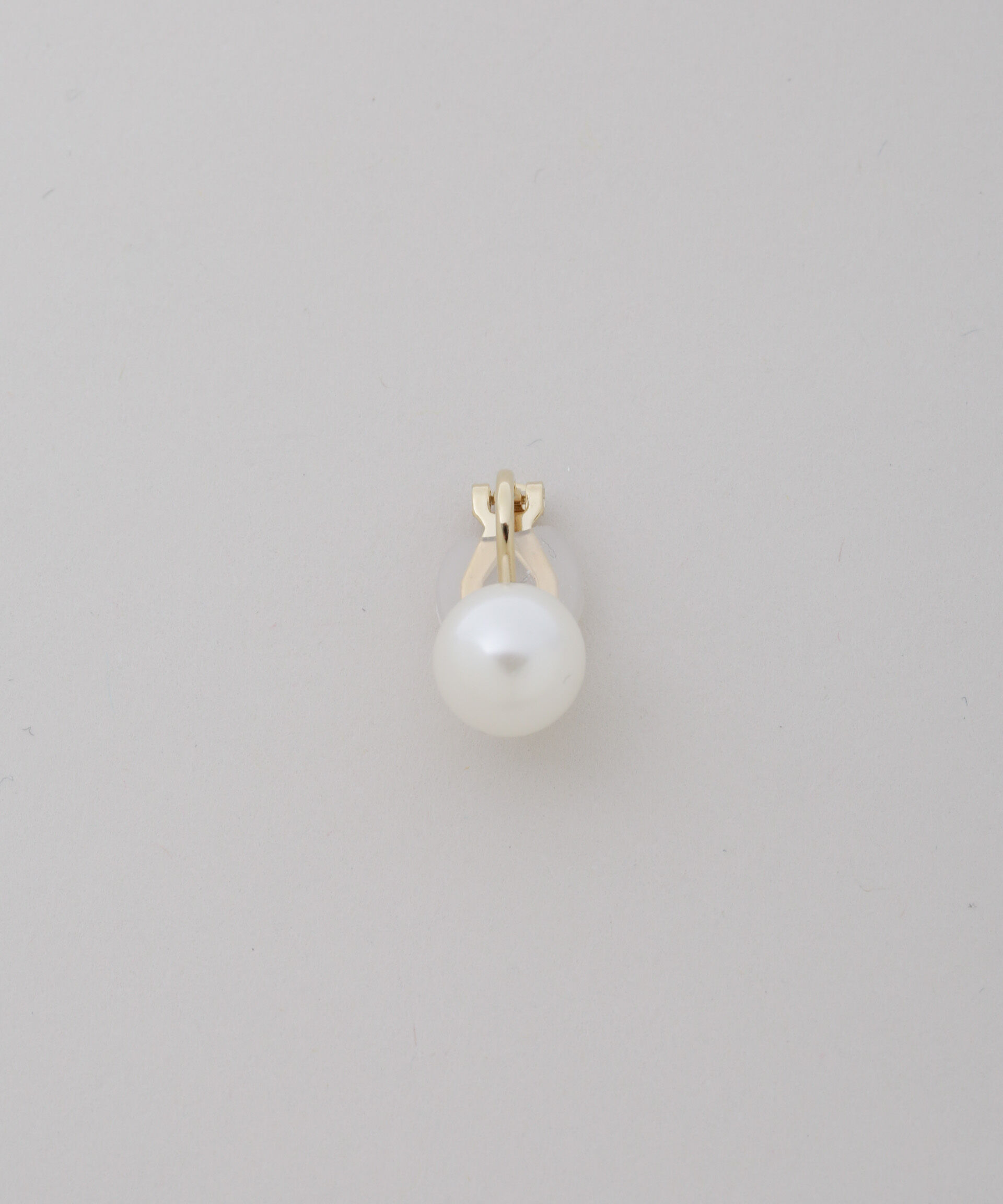 nano･universe「イミテーションパール10mmイヤリング」|ピアス|