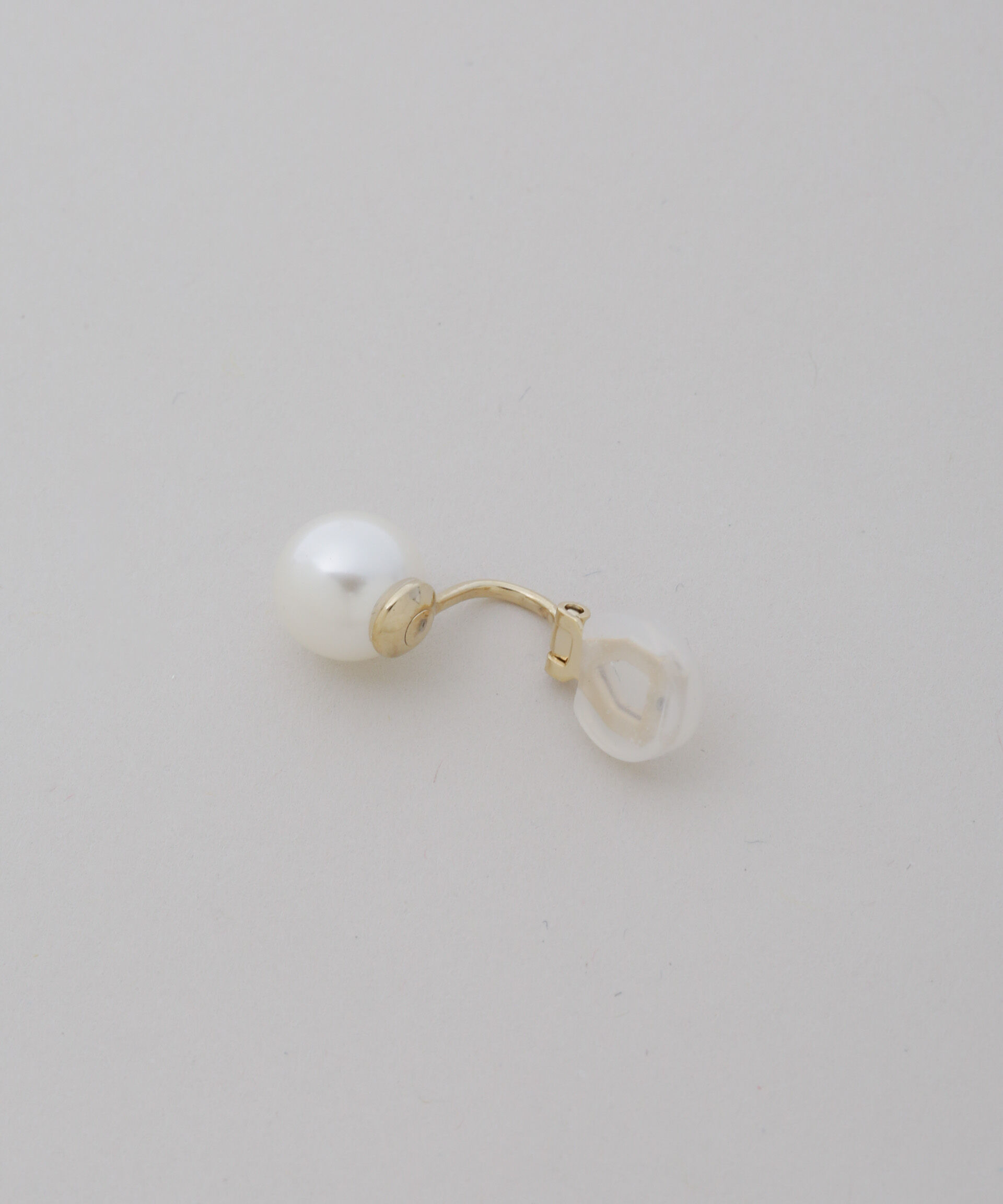 nano･universe「イミテーションパール10mmイヤリング」|ピアス|