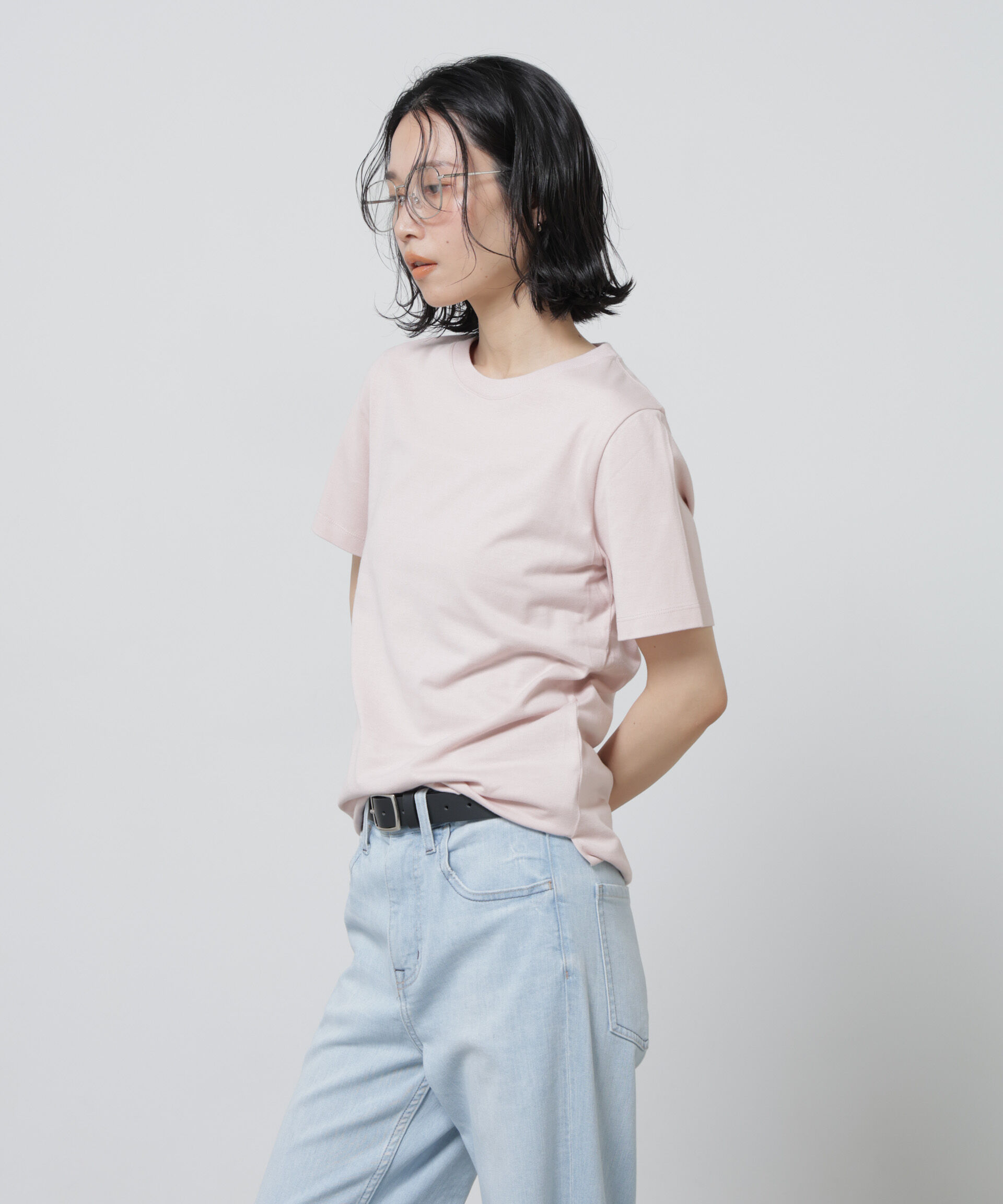 nano･universe「Anti Soaked(R) 汗染み防止カラフルクルーTシャツ」|Tシャツ・カットソー|