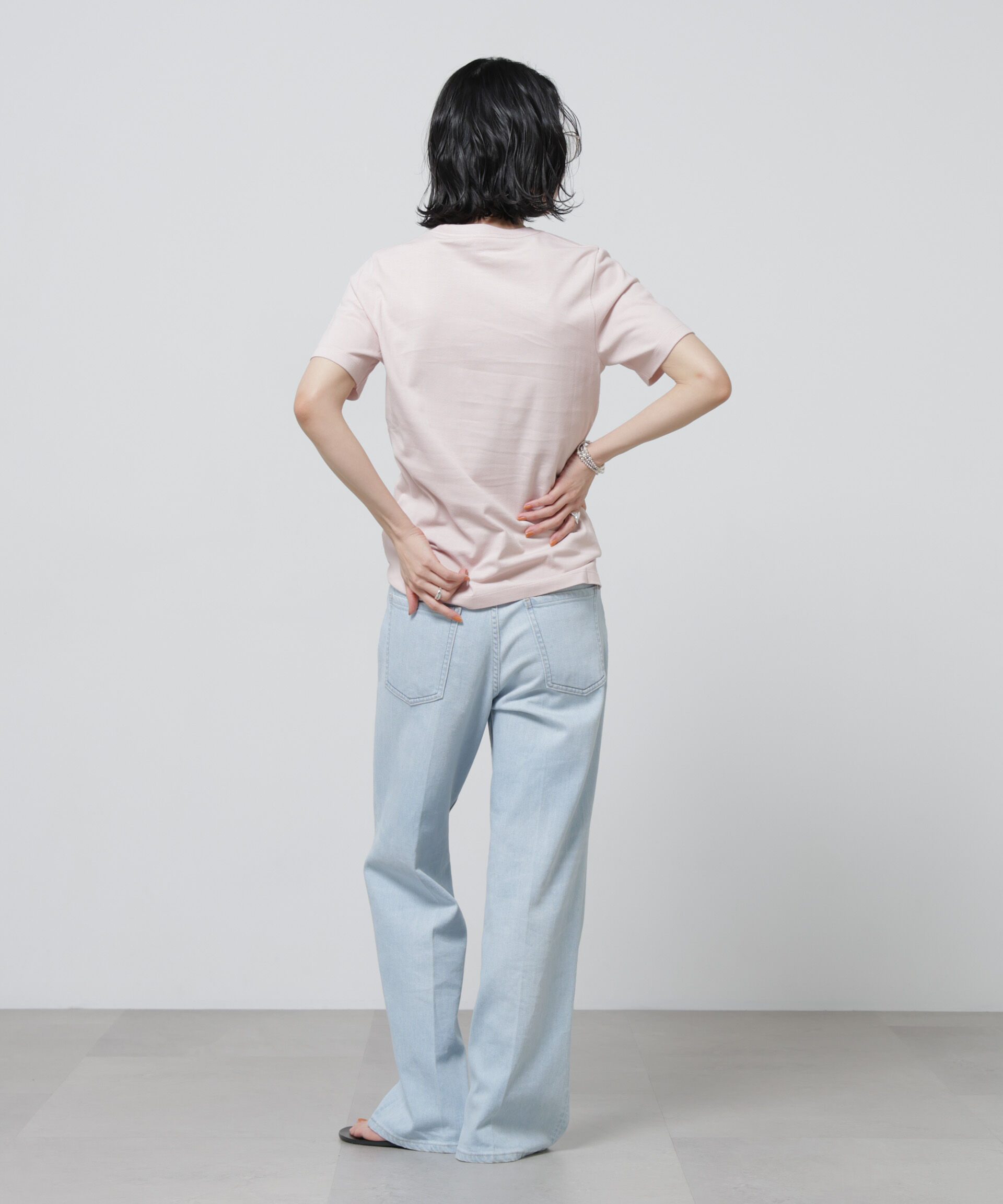 nano･universe「Anti Soaked(R) 汗染み防止カラフルクルーTシャツ」|Tシャツ・カットソー|