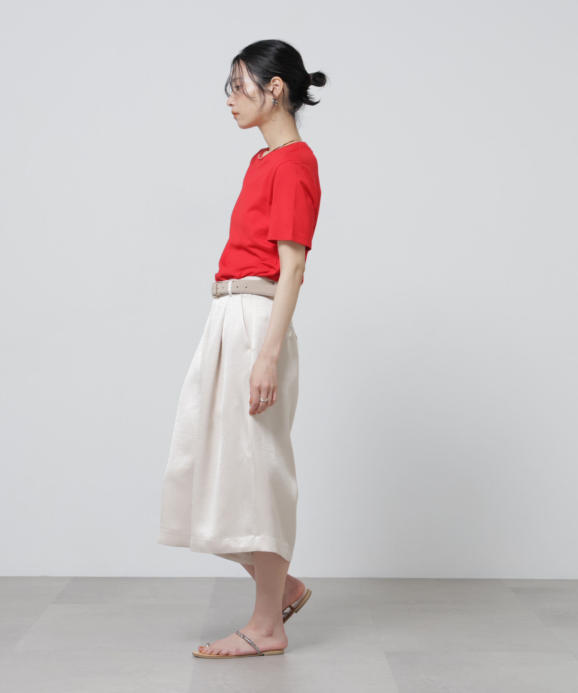 nano･universe「Anti Soaked(R) 汗染み防止カラフルクルーTシャツ」|Tシャツ・カットソー|