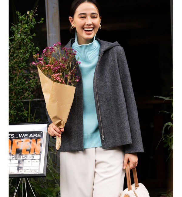 組曲「【2WAY】ウールモッサ ショートコート」|ミリタリー・モッズコート|