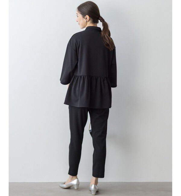 組曲「【ご好評につき追加生産！】ジョーゼットジャージースタイルアップ パンツ」|その他|