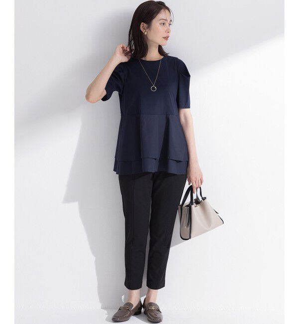 組曲「【ご好評につき追加生産！】ジョーゼットジャージースタイルアップ パンツ」|その他|