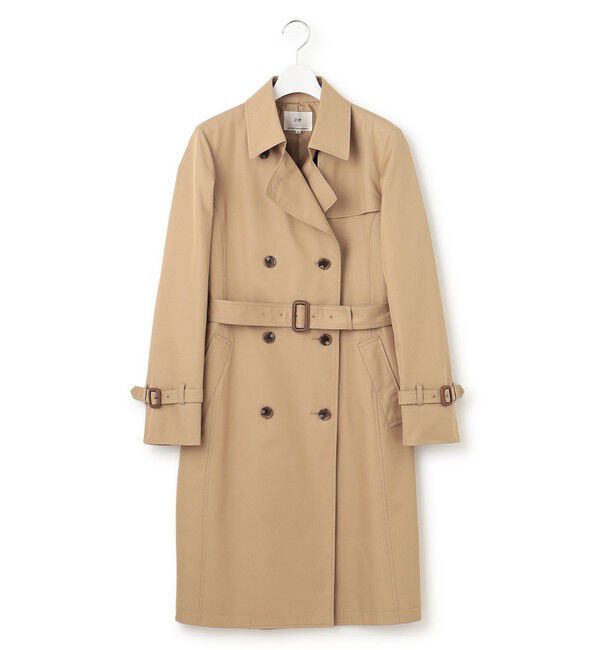 23区「コットンポリエステルギャバジン ロング トレンチコート」|トレンチコート|