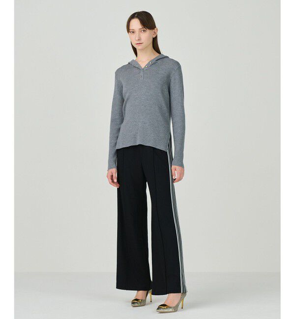 Grace Class「メリノウールリブフーディー」|ニット・セーター|