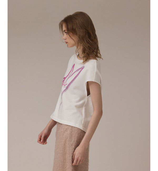 Diagram「ハートプリント裏毛トップ」|Tシャツ・カットソー|