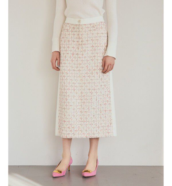 Grace Class「ツイードライン切替スカート」|スカート|