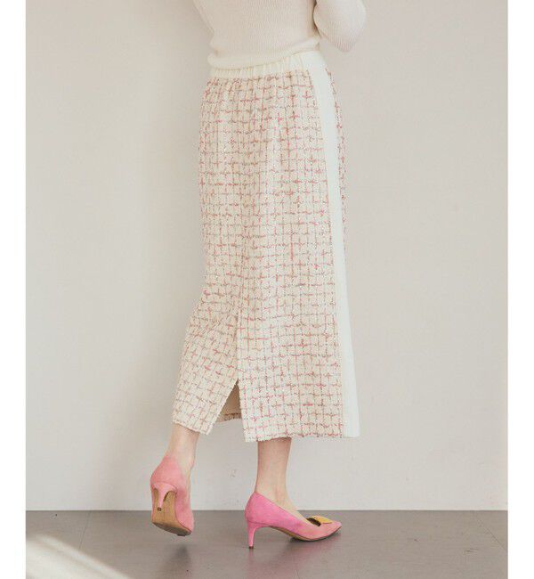 Grace Class「ツイードライン切替スカート」|スカート|