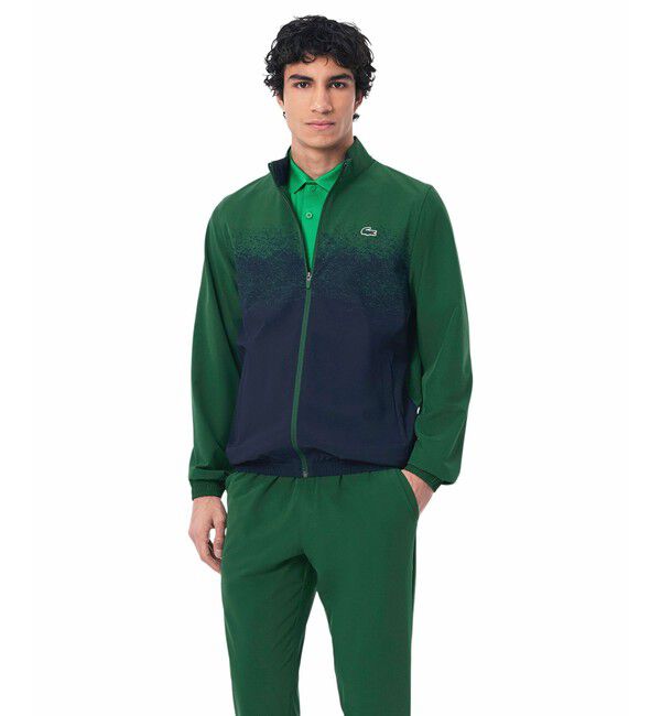 LACOSTE「『ジョコビッチ』クレーコートプリントトラックスーツ セットアップ」|スウェット・ジャージ|