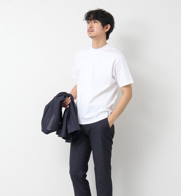 NOLLEY'S goodman「《ビジカジ対応》シルケットスムースドレスTシャツ 25SS」|Tシャツ・カットソー|