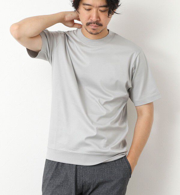 NOLLEY'S goodman「《ビジカジ対応》シルケットスムースドレスTシャツ 25SS」|Tシャツ・カットソー|