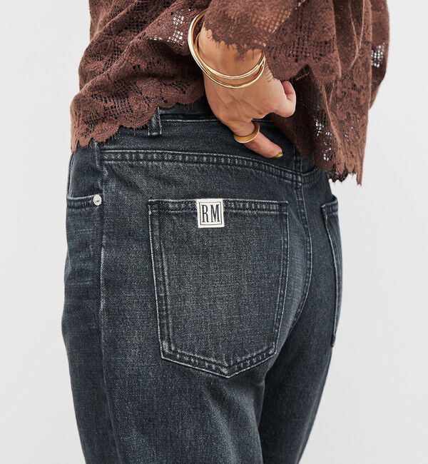 Rie Miller「【RM denim】ハイウエストソフトフレアデニム」|デニム|