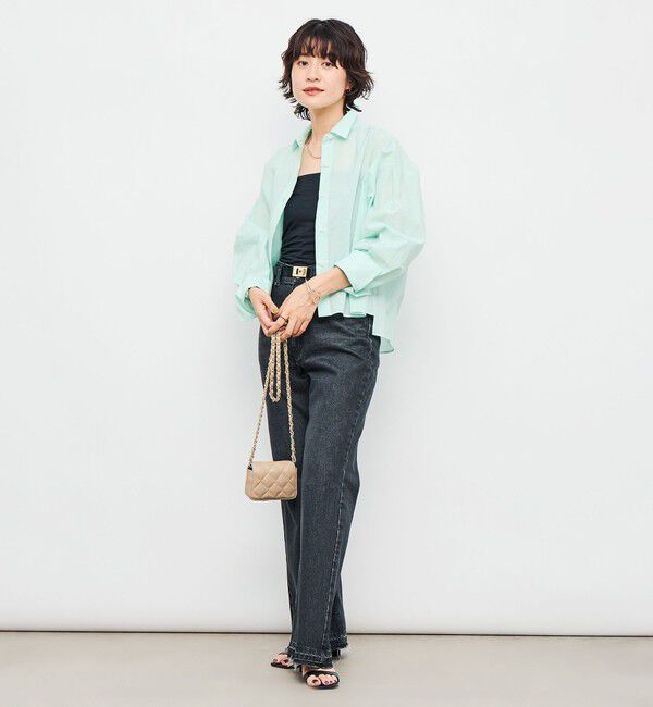 NOLLEY'S「エアリーショートシャツ」|シャツ・ブラウス|