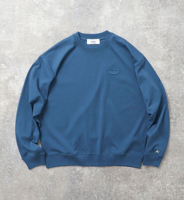 NOLLEY'S goodman「度詰め引き揃え天竺 クラフトクジラ ワンポイントロンT 25AW」|Tシャツ・カットソー|グレイッシュブルー