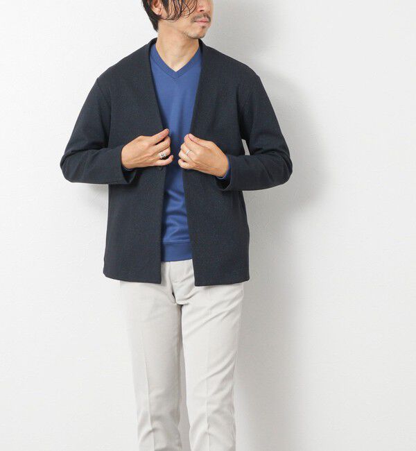 NOLLEY'S goodman「《ビジカジ対応》シルケットスムースドレスL/S V Tシャツ 25AW」|Tシャツ・カットソー|