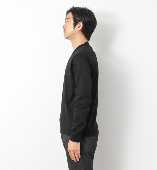 NOLLEY'S goodman「《ビジカジ対応》シルケットスムースドレスL/S V Tシャツ 25AW」|Tシャツ・カットソー|