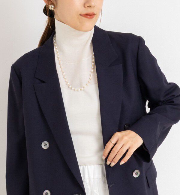 NOLLEY'S「ウォッシャブルダブルジャケット」|テーラードジャケット|