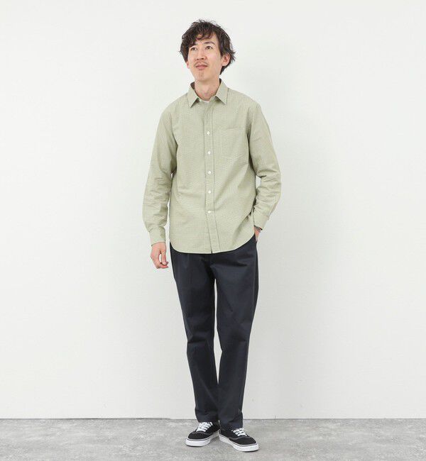 NOLLEY'S goodman「ダブルワッシャー タイプライター レギュラーカラーシャツ 25AW」|シャツ・ブラウス|