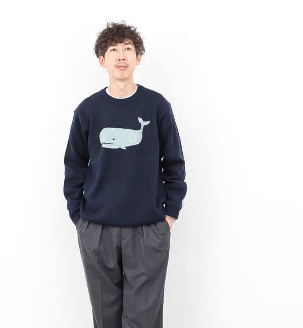 NOLLEY'S goodman「クジラWJQ ダブルジャカードニット 25AW」|ニット・セーター|