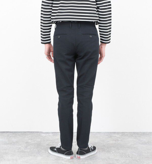 NOLLEY'S goodman「コットンカルゼ裏微起毛ストレッチスリムフィット 25AW」|チノ|