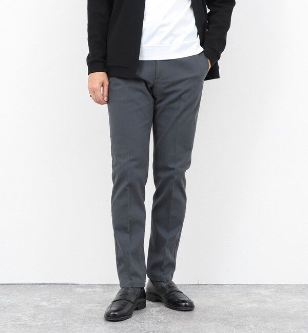 NOLLEY'S goodman「コットンカルゼ裏微起毛ストレッチスリムフィット 25AW」|チノ|