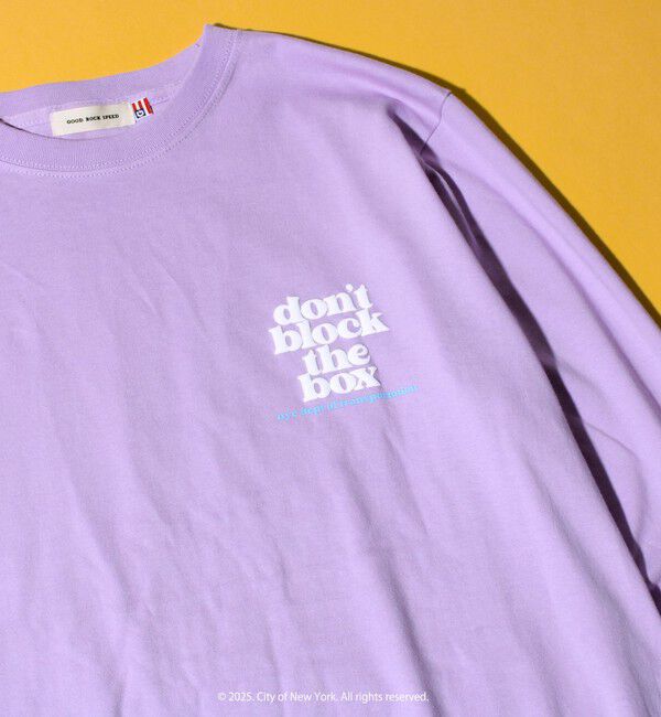 GLOSTER「【GOOD ROCK SPEED】NYC 発砲プリント ロングスリーブTシャツ ロンT」|Tシャツ・カットソー|