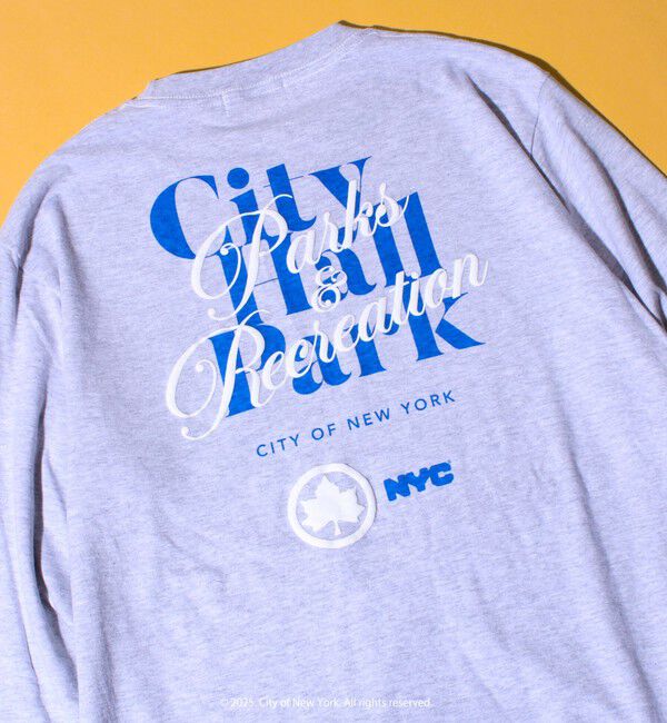 GLOSTER「【GOOD ROCK SPEED】NYC 発砲プリント ロングスリーブTシャツ ロンT」|Tシャツ・カットソー|