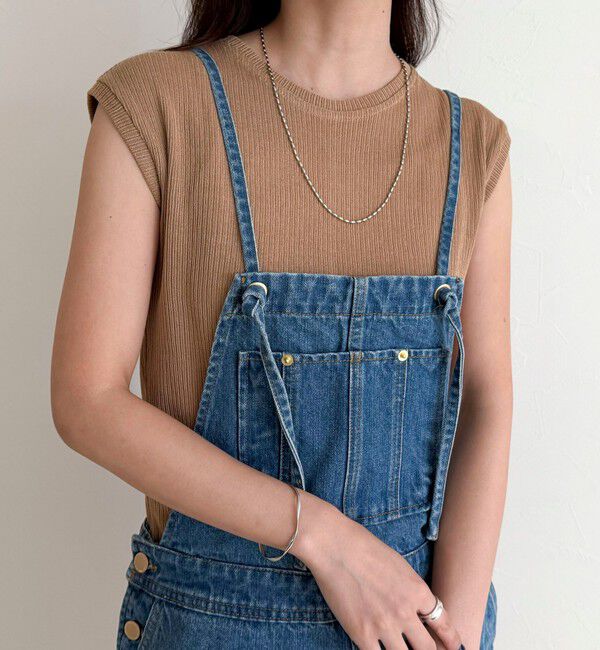 fredy emue「デニムサロペットチュニック」|オールインワン|