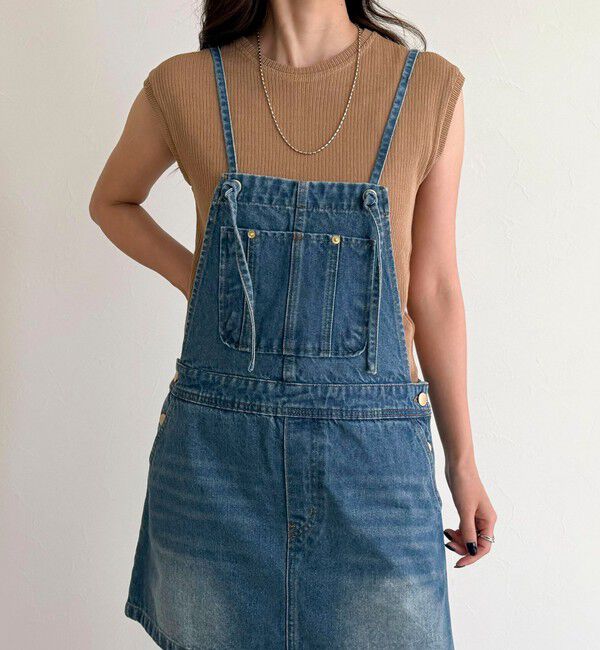 fredy emue「デニムサロペットチュニック」|オールインワン|