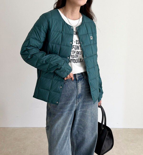 fredy emue「《別注》【TAION/タイオン】CREW NECK BUTTON DOWN JK ダウンジャケット」|ダウン|