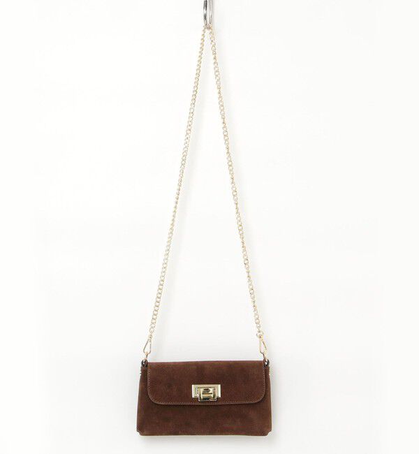 fredy emue「【AULENTTI/オーレンティ】スエードチェーンポシェットバッグ」|ショルダー・メッセンジャー|