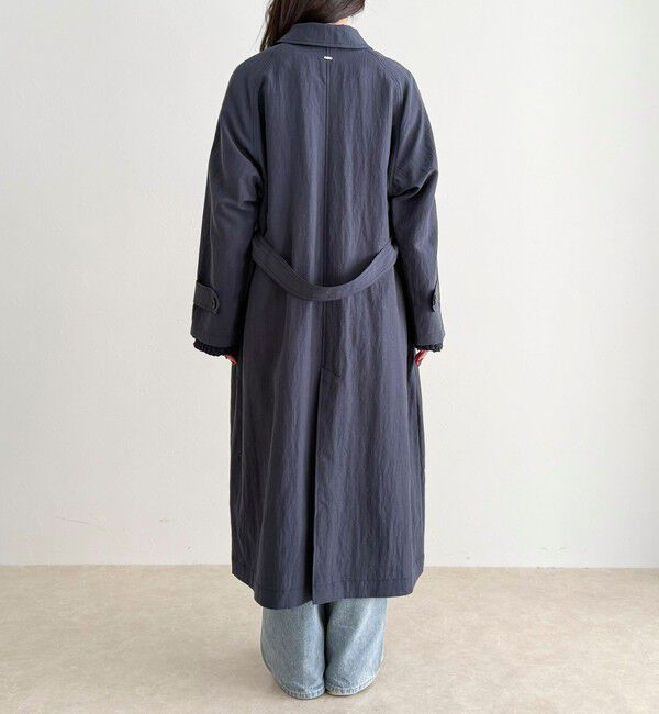 fredy emue「リネン混タンブラーステンカラーコート」|ステンカラーコート|