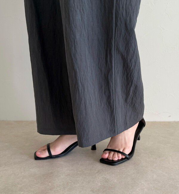 fredy emue「こなれワッシャータックイージーパンツ」|チノ|