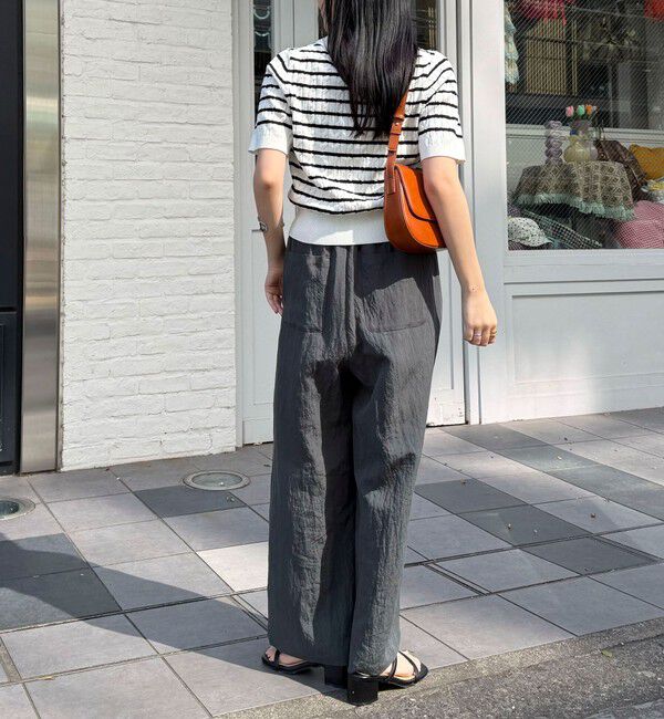 fredy emue「こなれワッシャータックイージーパンツ」|チノ|