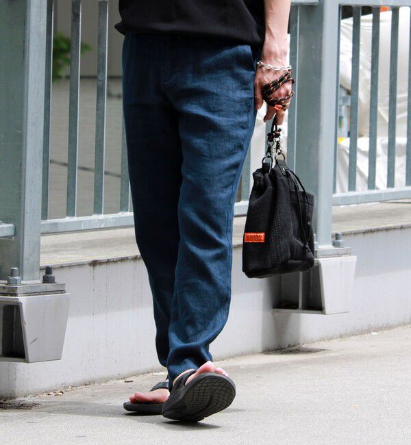 GLOSTER「【リネン100％/夏の定番】リネンイージーパンツ」|チノ|