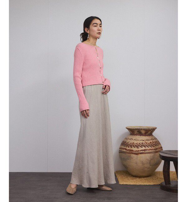 SALON adam et rope'「ローシルクリブニット2WAYカーディガン」|カーディガン|