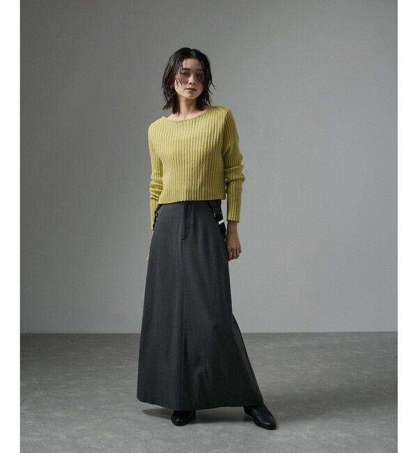 SALON adam et rope'「ローシルクリブニット2WAYカーディガン」|カーディガン|