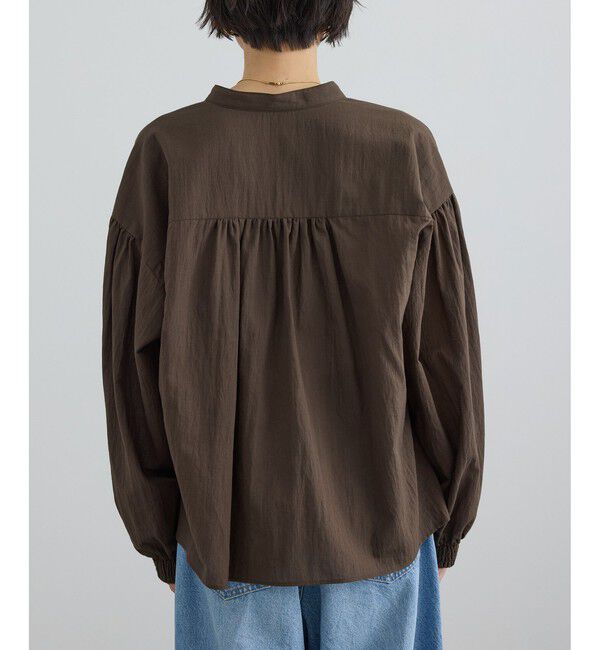 SALON adam et rope'「コットンボイルピンタックブラウス」|シャツ・ブラウス|