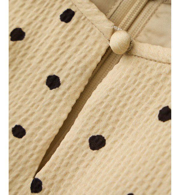 ROPE「ドットプリントウエストベルトワンピース」|ワンピース|