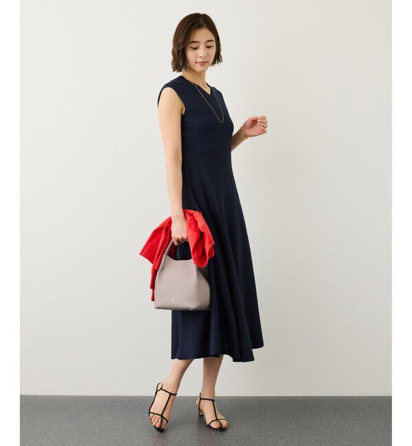 ROPE「2WAYキューブボックスレザーハンドバッグ」|ハンドバッグ|