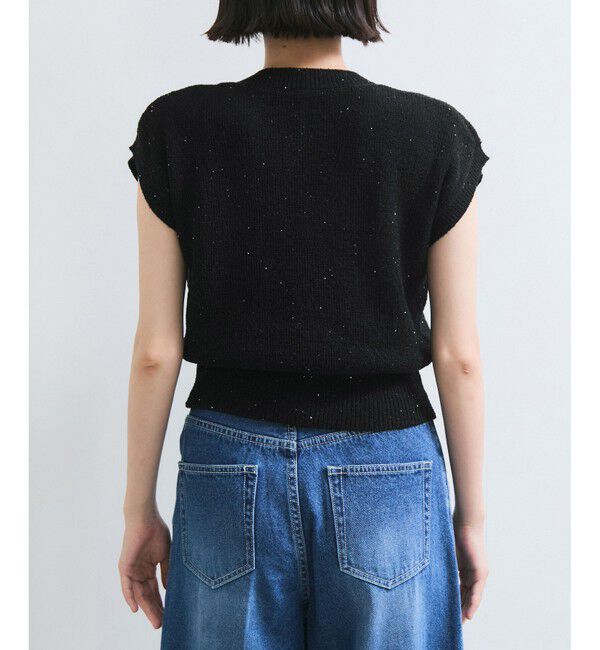 VIS「くるみ釦ニットトップスカーデ/洗える」|カーディガン|