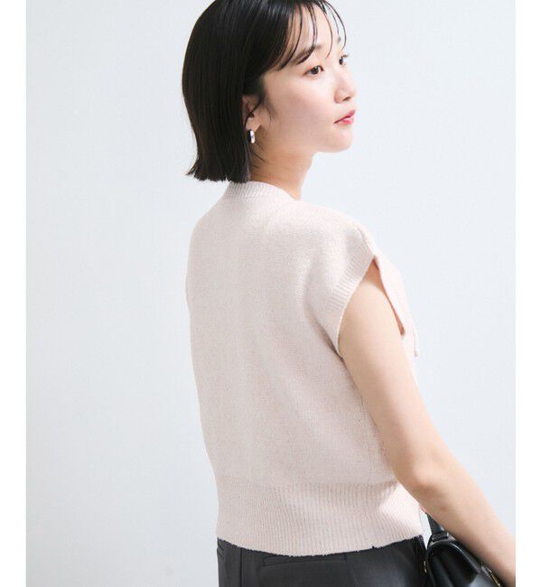 VIS「くるみ釦ニットトップスカーデ/洗える」|カーディガン|